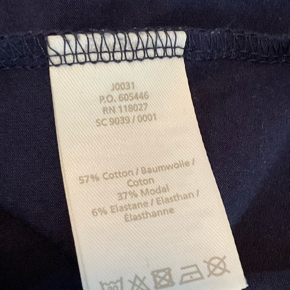 BODEN Navy Floral Print 3/4 Sleeve Midi Dress w/ Pockets Size US 6L Long - Picture 6 of 6